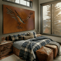 The Soar - Metal Wall Art - Oxide