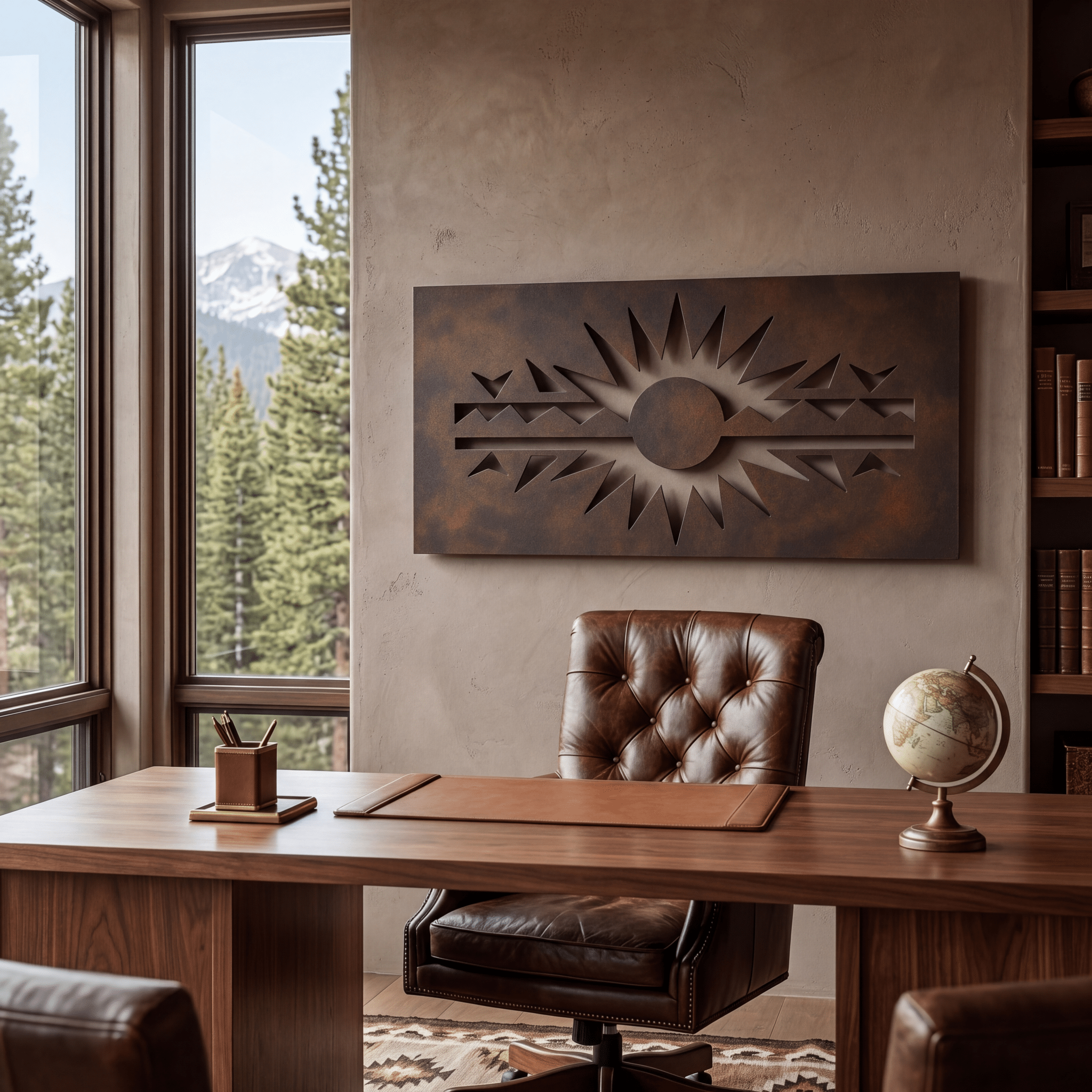 The Solana - Metal Wall Art - Umber - Anthem Classic