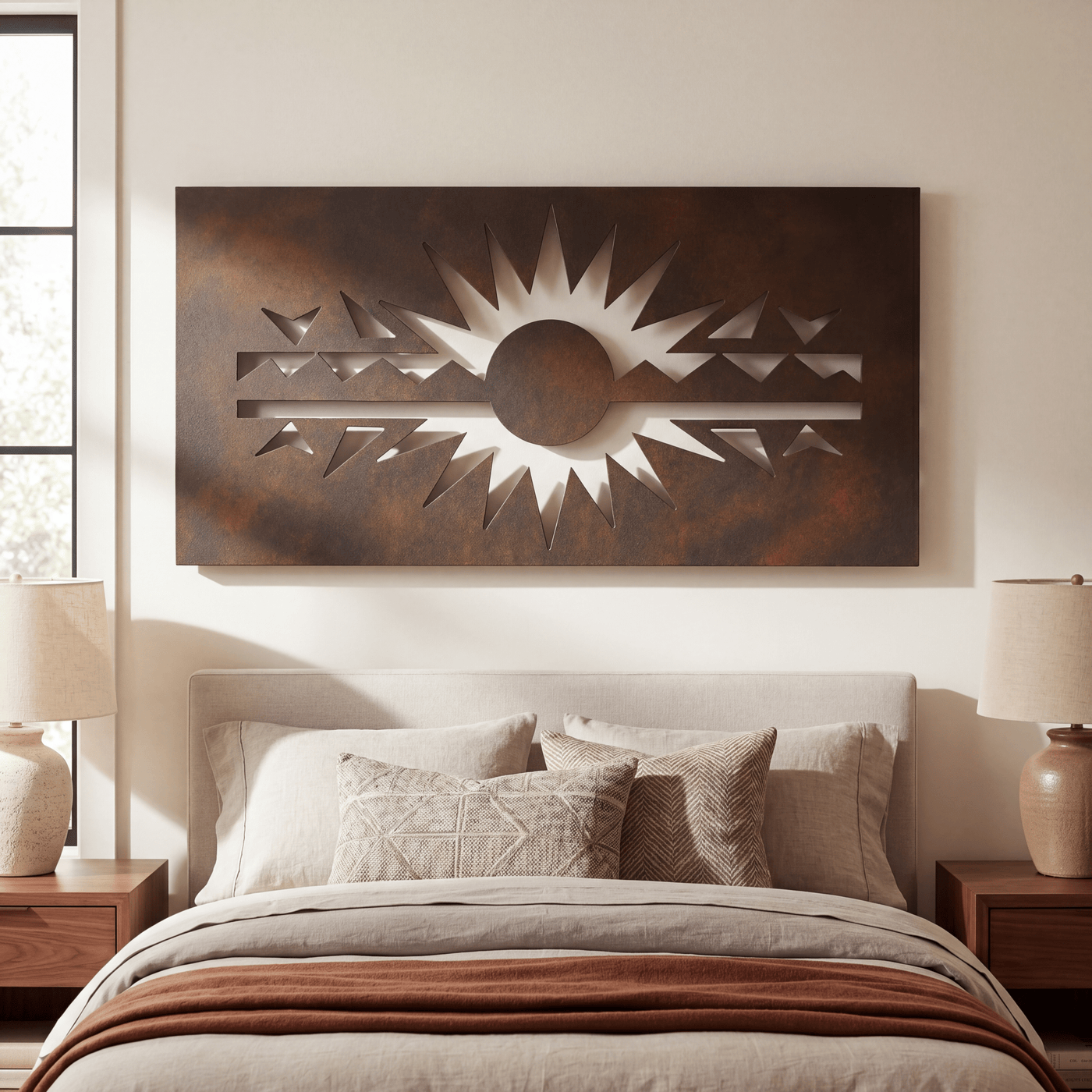 The Solana - Metal Wall Art - Umber - Anthem Classic