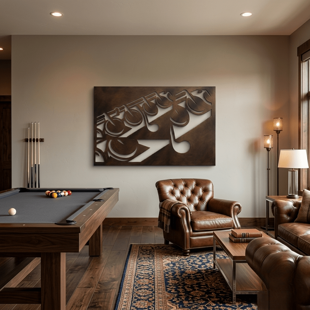 The Sonata - Metal Wall Art - Umber - Anthem Classic