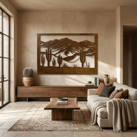 The Sonoran Desert - Metal Wall Art - Oxide