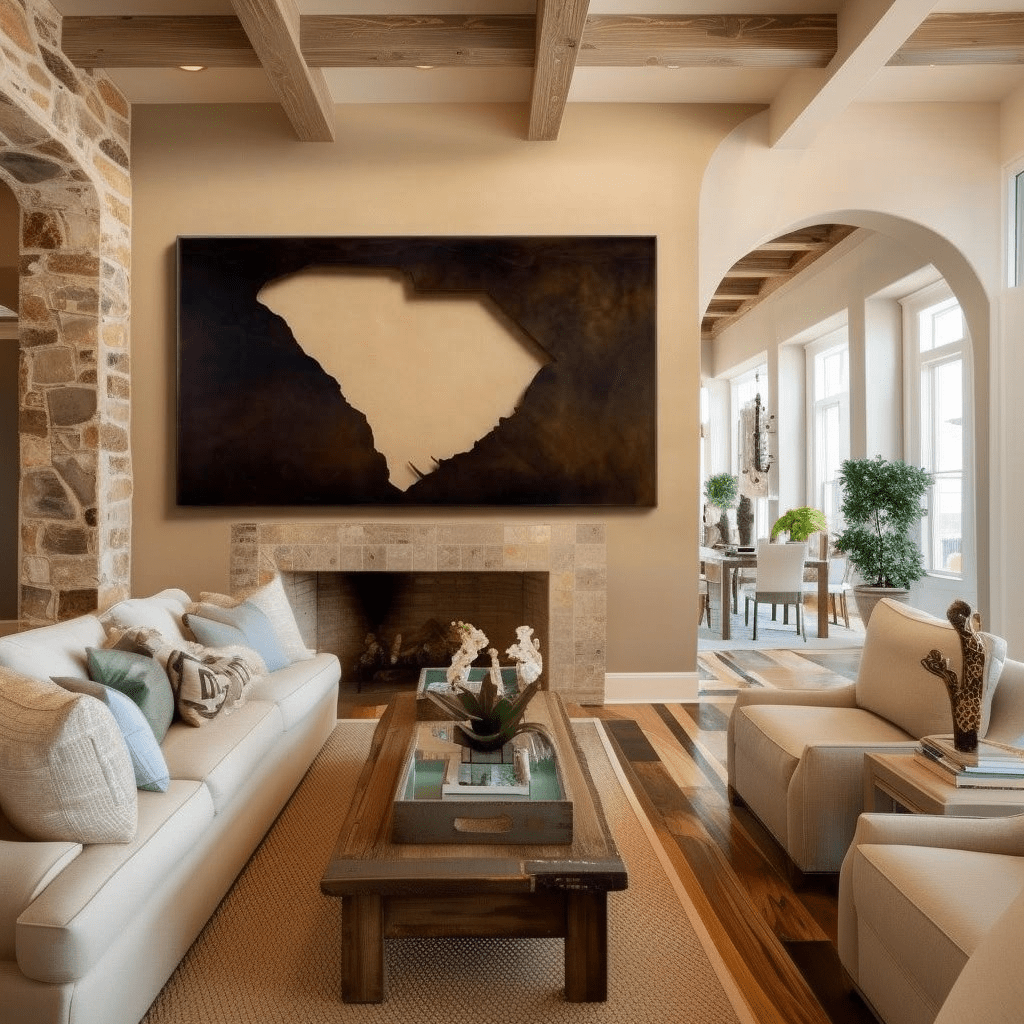 The South Carolina - Metal Wall Art - Anthem Classic