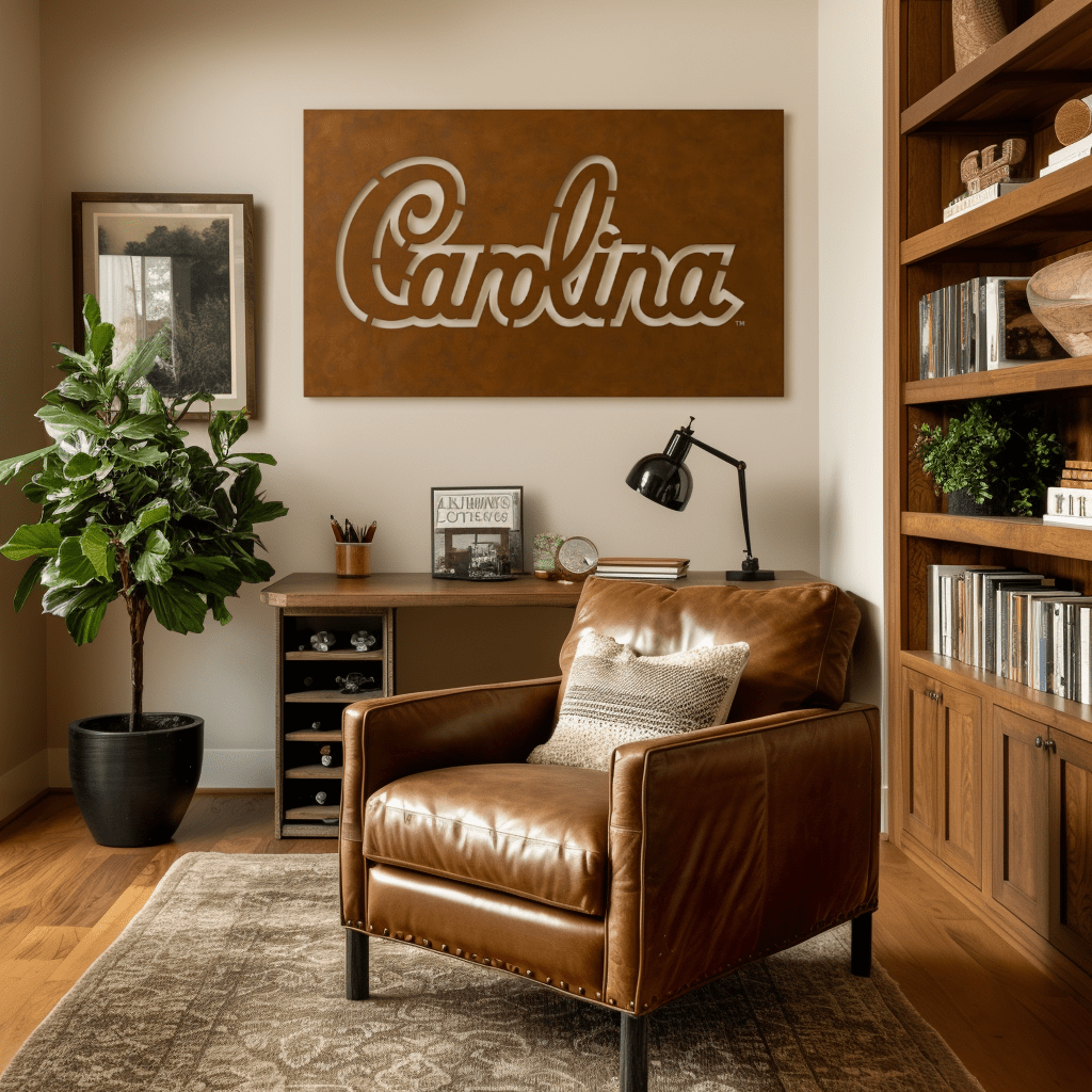 The South Carolina - Metal Wall Art - Landscape Umber - Anthem Classic