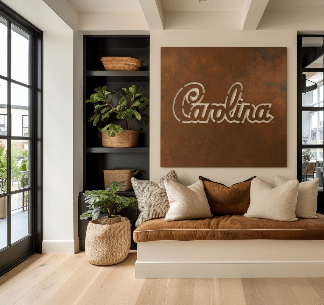 The South Carolina - Metal Wall Art - Square Umber - Anthem Classic