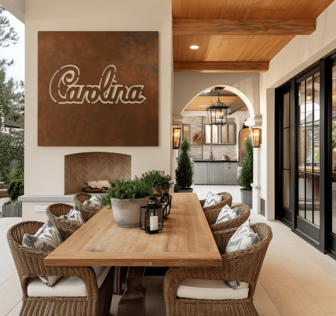 The South Carolina - Metal Wall Art - Square Umber - Anthem Classic