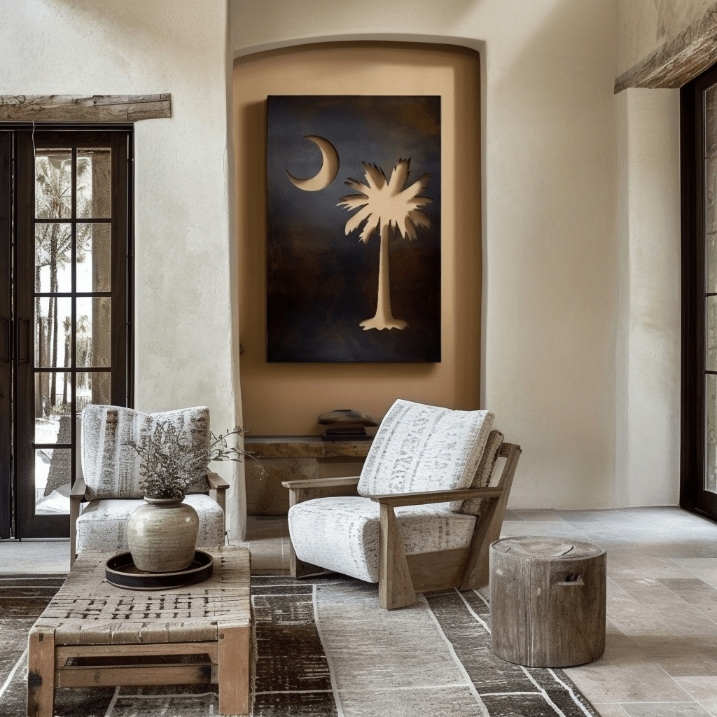 The South Carolina Palmetto - Metal Wall Art - Anthem Classic