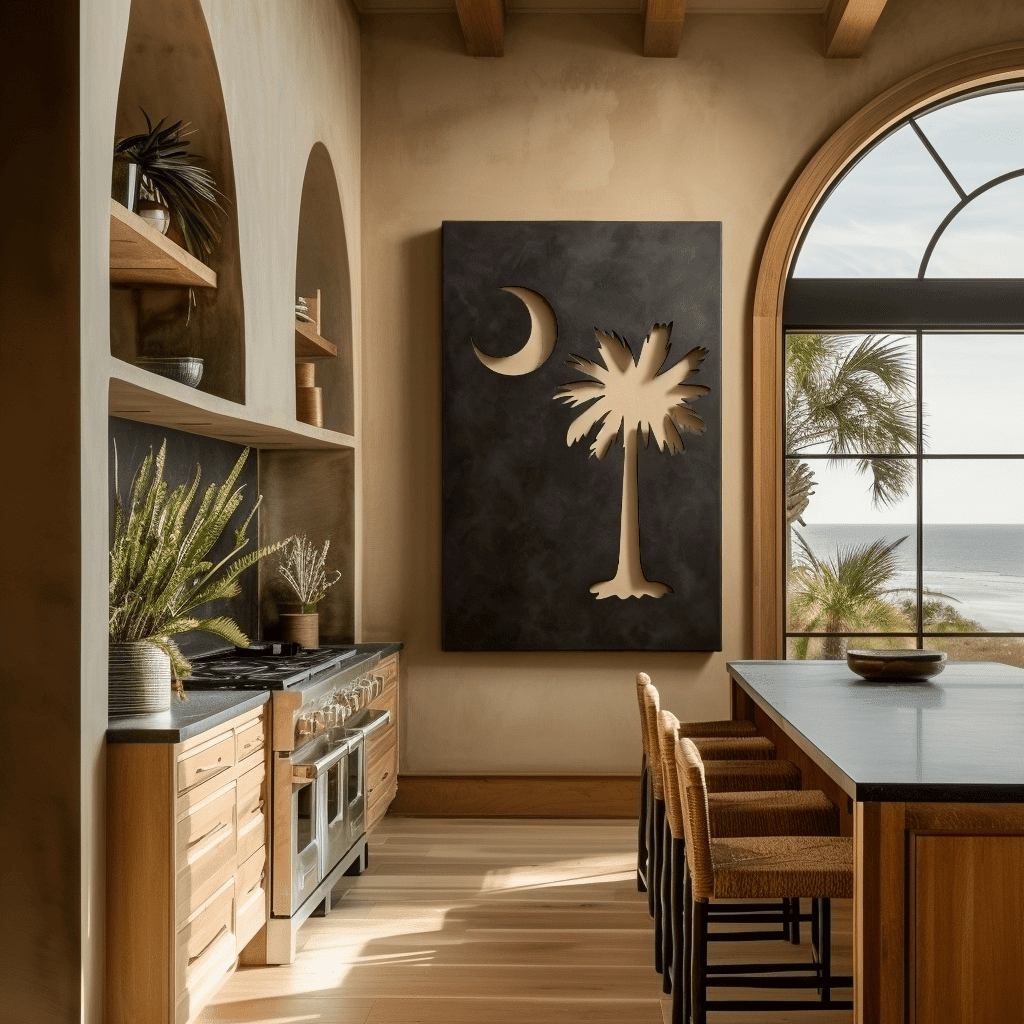 The South Carolina Palmetto - Metal Wall Art - Anthem Classic