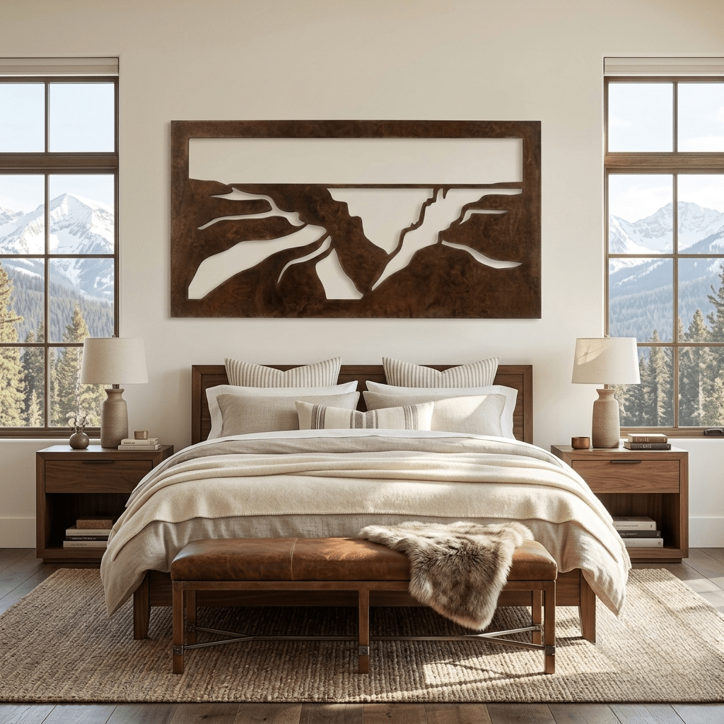 The South Rim - Metal Wall Art - Umber - Anthem Classic