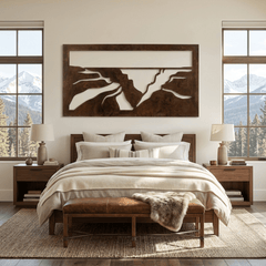 The South Rim - Metal Wall Art - Umber - Anthem Classic