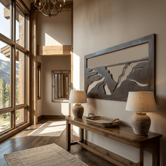 The South Rim - Metal Wall Art - Umber - Anthem Classic