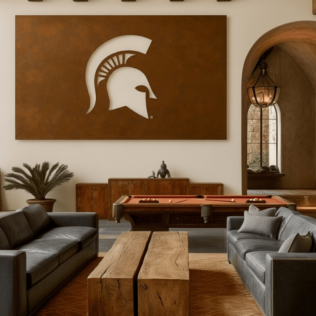 The Spartan - Metal Wall Art - Landscape Umber - Anthem Classic