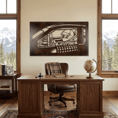 The Speed Demon - Metal Wall Art - Umber - Anthem Classic