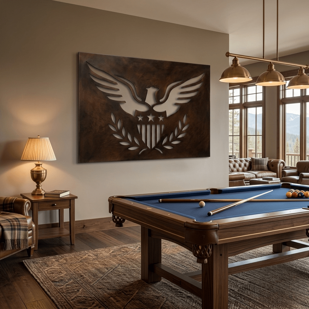 The Spirit of Service - Metal Wall Art - Umber - Anthem Classic