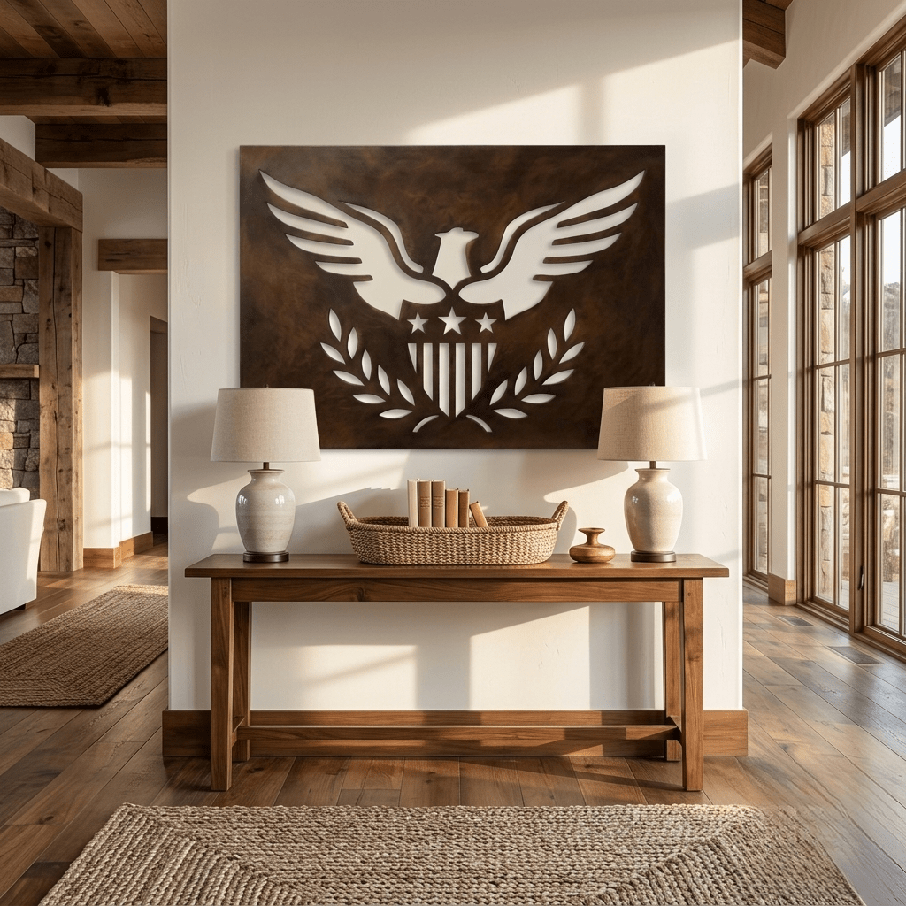 The Spirit of Service - Metal Wall Art - Umber - Anthem Classic
