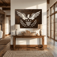 The Spirit of Service - Metal Wall Art - Umber