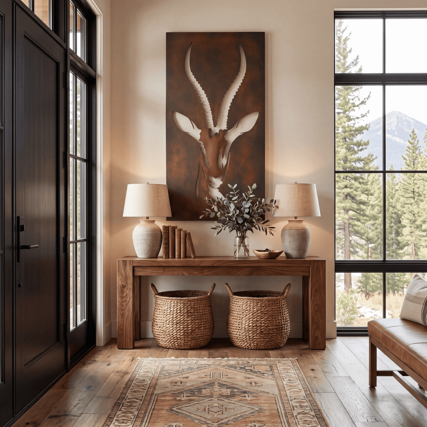 The Springbok - Metal Wall Art - Umber - Anthem Classic