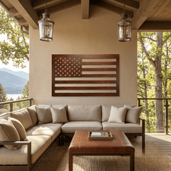 The Stars and Stripes - Metal Wall Art - Oxide - Anthem Classic