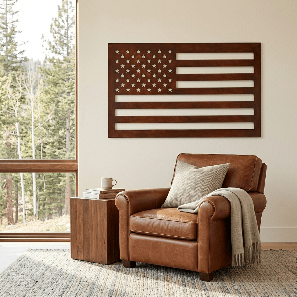 The Stars and Stripes - Metal Wall Art - Oxide - Anthem Classic