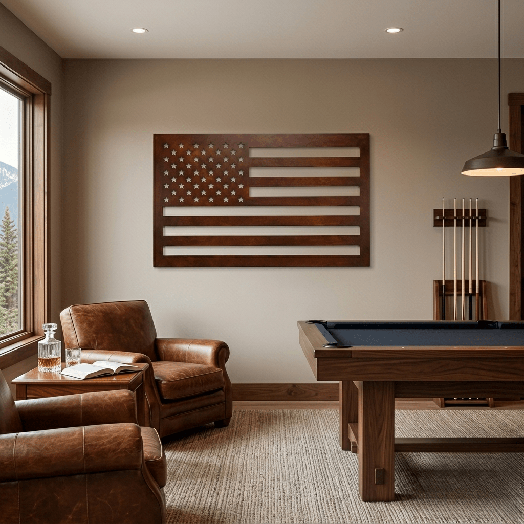 The Stars and Stripes - Metal Wall Art - Oxide - Anthem Classic