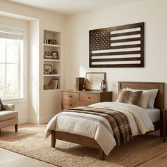 The Stars and Stripes - Metal Wall Art - Umber - Anthem Classic