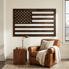 The Stars and Stripes - Metal Wall Art - Umber - Anthem Classic