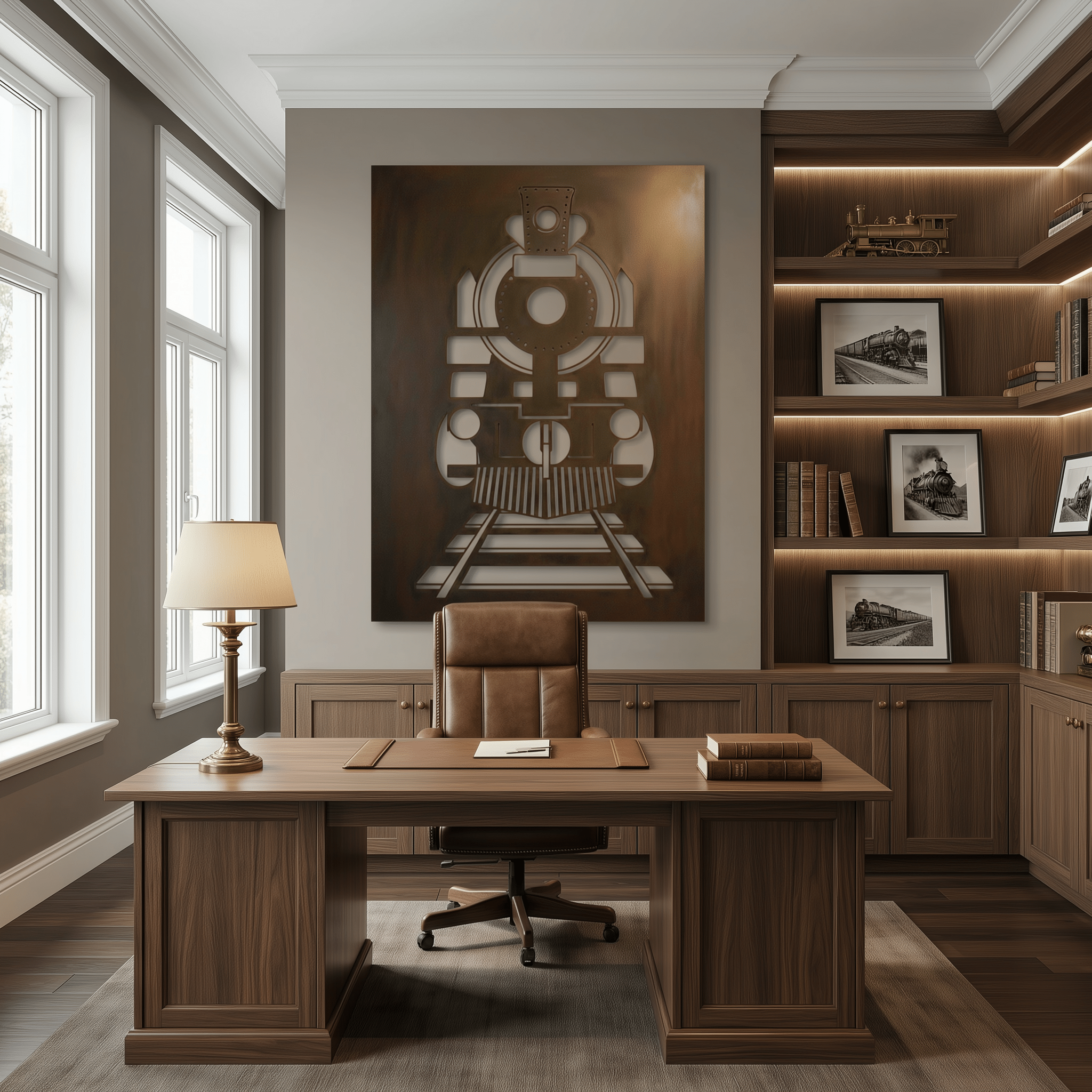 The Steam Engine - Metal Wall Art - Anthem Classic
