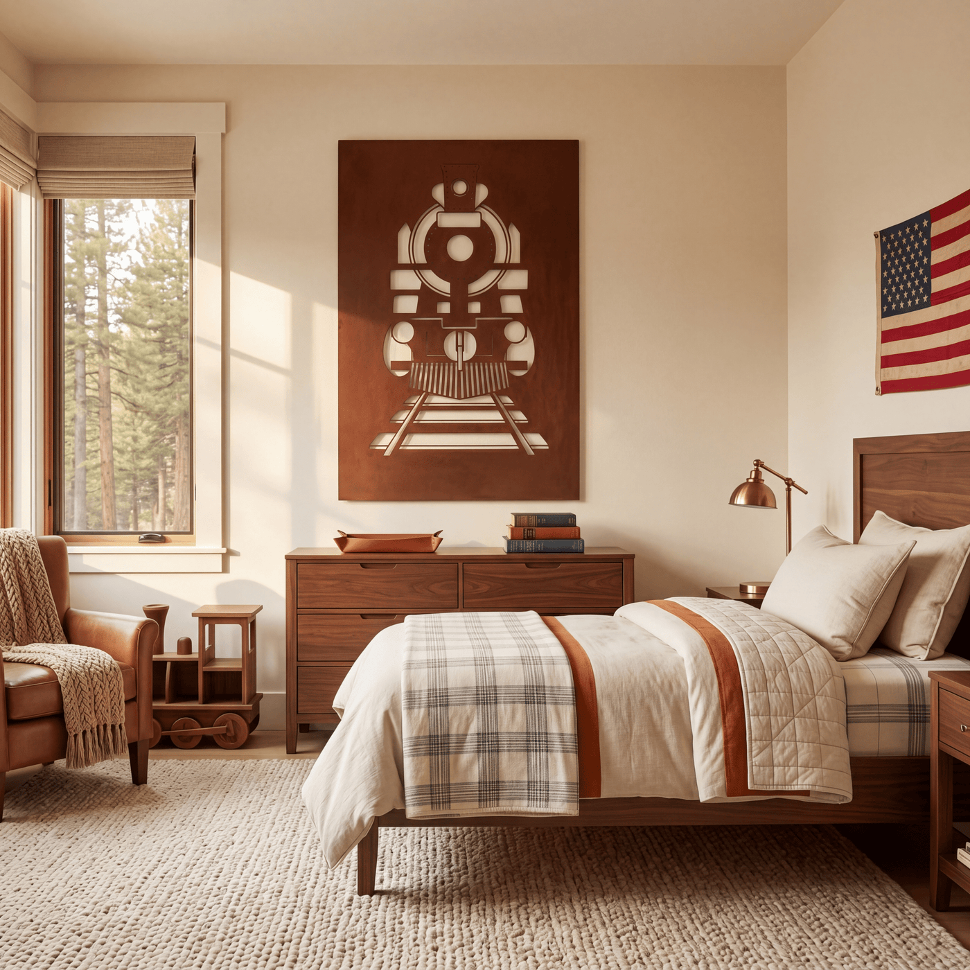 The Steam Engine - Metal Wall Art - Oxide - Anthem Classic
