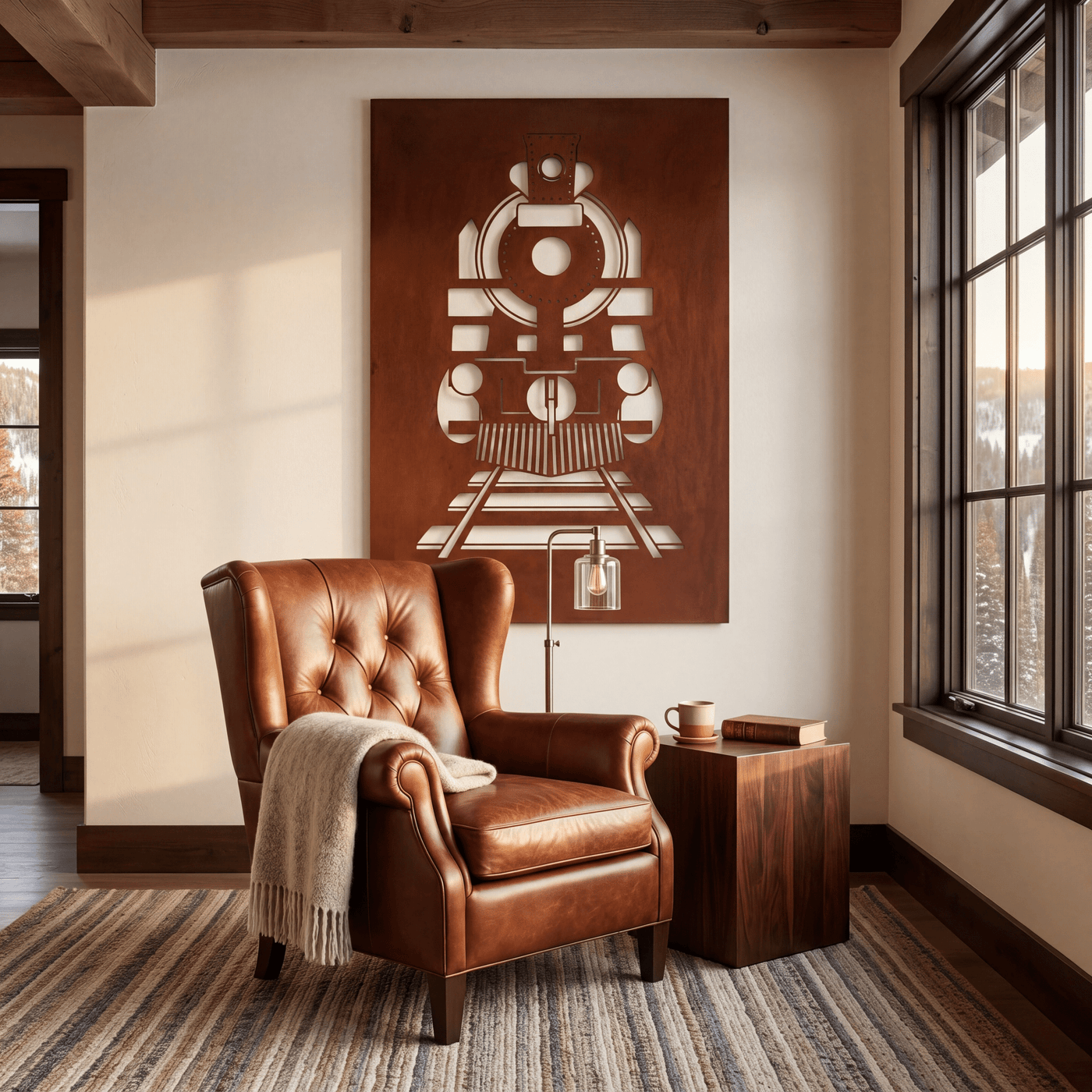 The Steam Engine - Metal Wall Art - Oxide - Anthem Classic