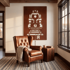 The Steam Engine - Metal Wall Art - Oxide - Anthem Classic