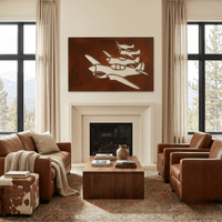 The Steel Wings - Metal Wall Art - Oxide