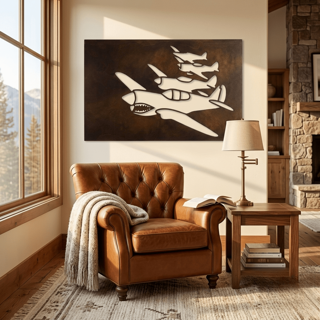 The Steel Wings - Metal Wall Art - Umber - Anthem Classic