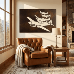 The Steel Wings - Metal Wall Art - Umber - Anthem Classic