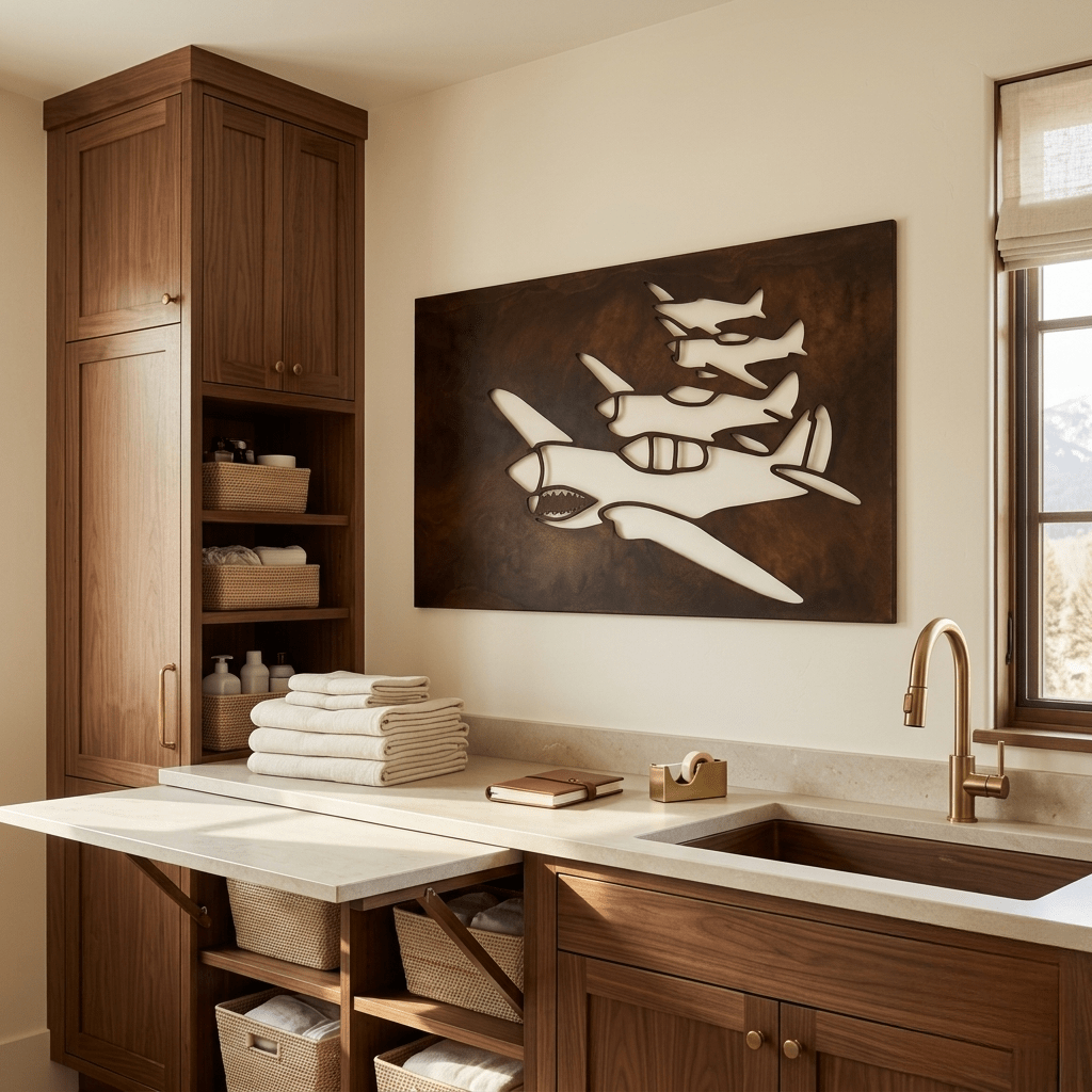 The Steel Wings - Metal Wall Art - Umber - Anthem Classic