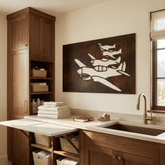 The Steel Wings - Metal Wall Art - Umber - Anthem Classic