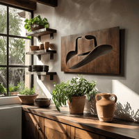 The Stetson - Metal Wall Art