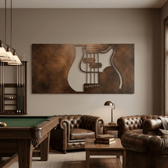 The Strat - Metal Wall Art - Umber - Anthem Classic