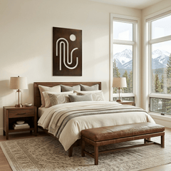 The Streamline - Metal Wall Art - Umber - Anthem Classic
