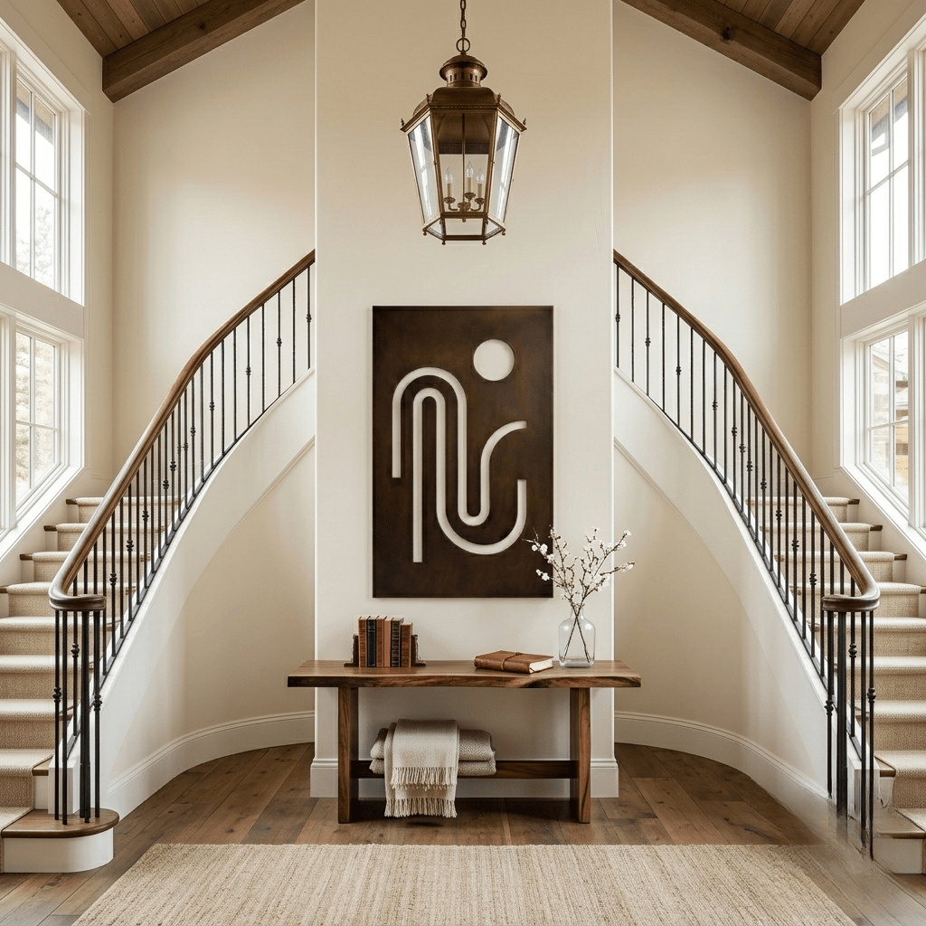 The Streamline - Metal Wall Art - Umber - Anthem Classic