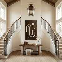 The Streamline - Metal Wall Art - Umber