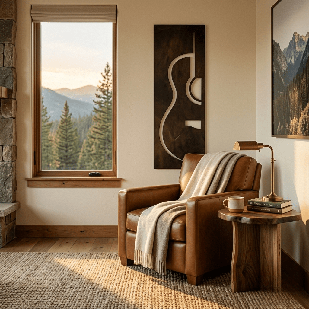 The Strum - Metal Wall Art - Umber - Anthem Classic