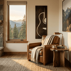 The Strum - Metal Wall Art - Umber - Anthem Classic