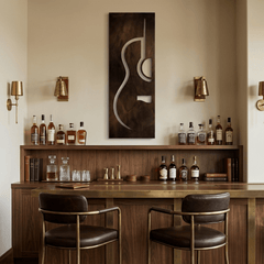 The Strum - Metal Wall Art - Umber - Anthem Classic