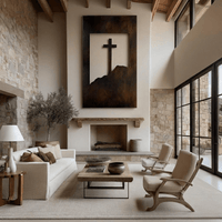 The Summit - Metal Wall Art - Umber
