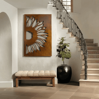 The Sunflower - Metal Wall Art - Oxide