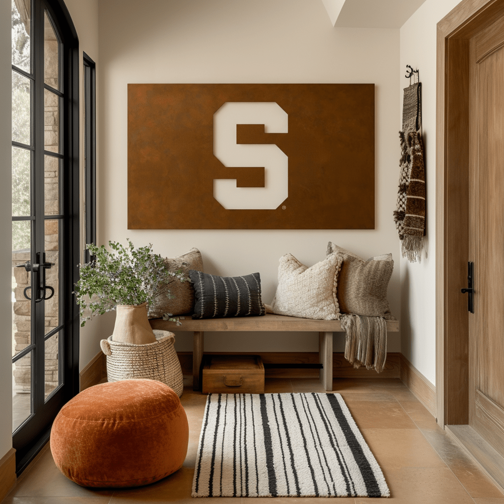 The Super S - Metal Wall Art - Landscape Umber - Anthem Classic