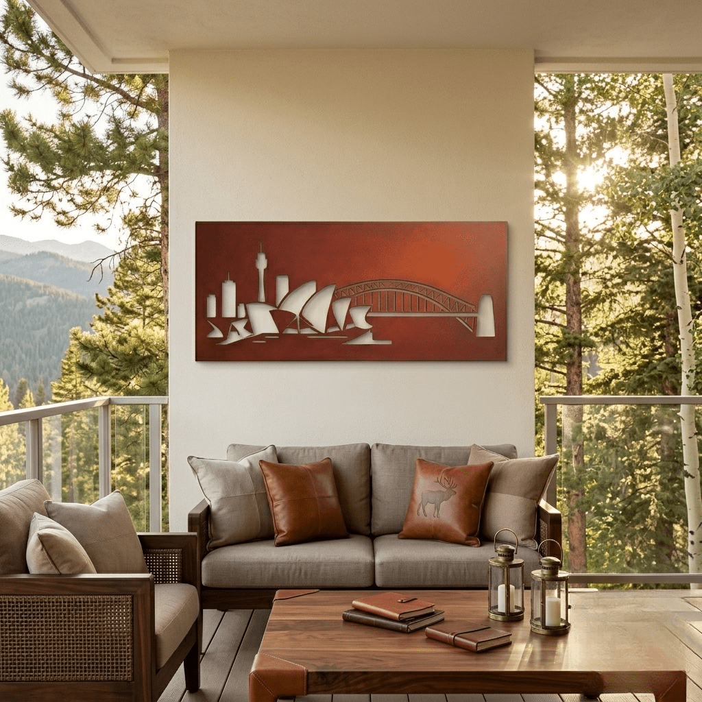 The Sydney Skyline - Metal Wall Art - Oxide - Anthem Classic