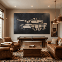 The Tank - Metal Wall Art - Forge