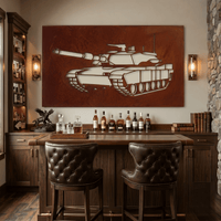 The Tank - Metal Wall Art - Oxide