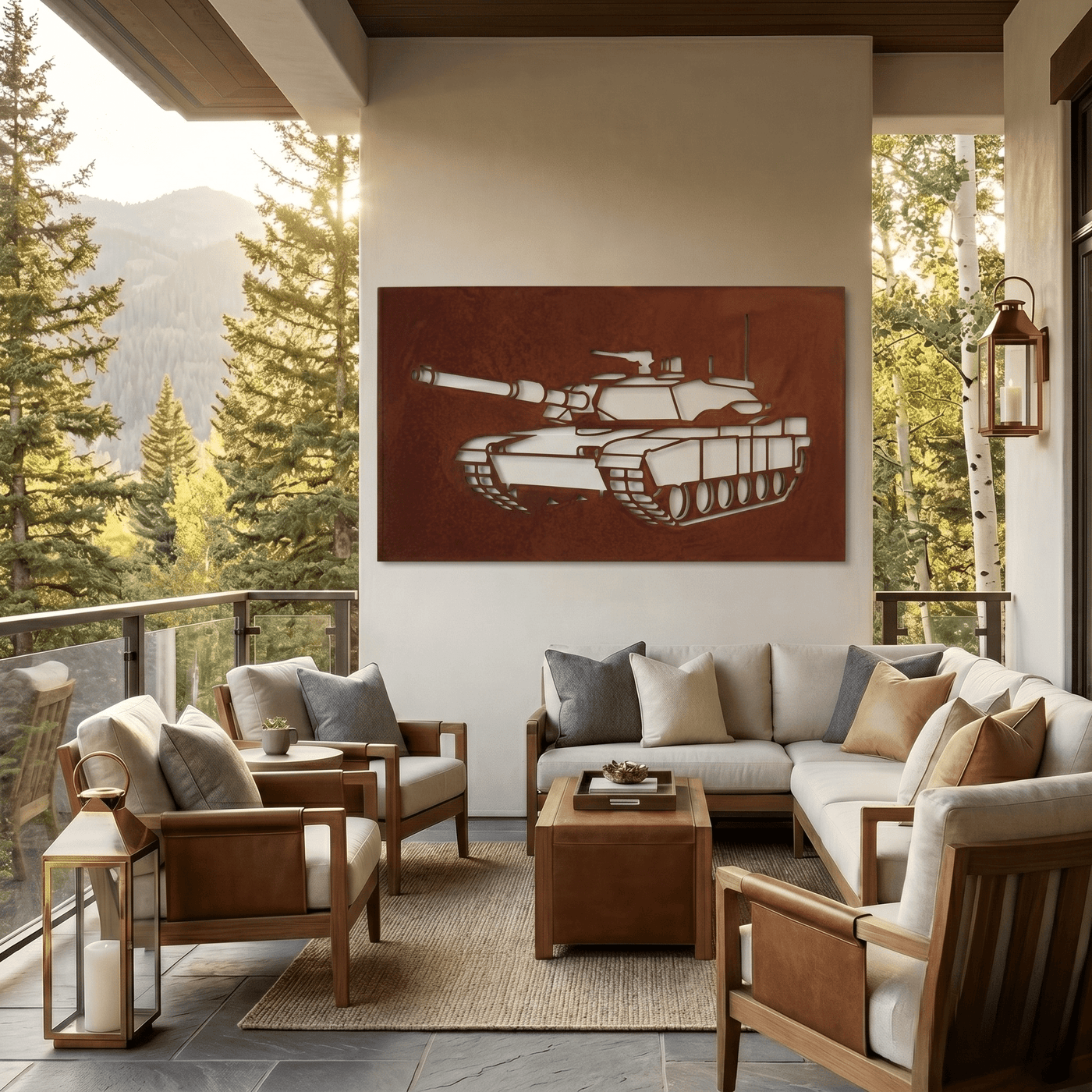 The Tank - Metal Wall Art - Oxide - Anthem Classic