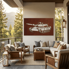 The Tank - Metal Wall Art - Oxide - Anthem Classic